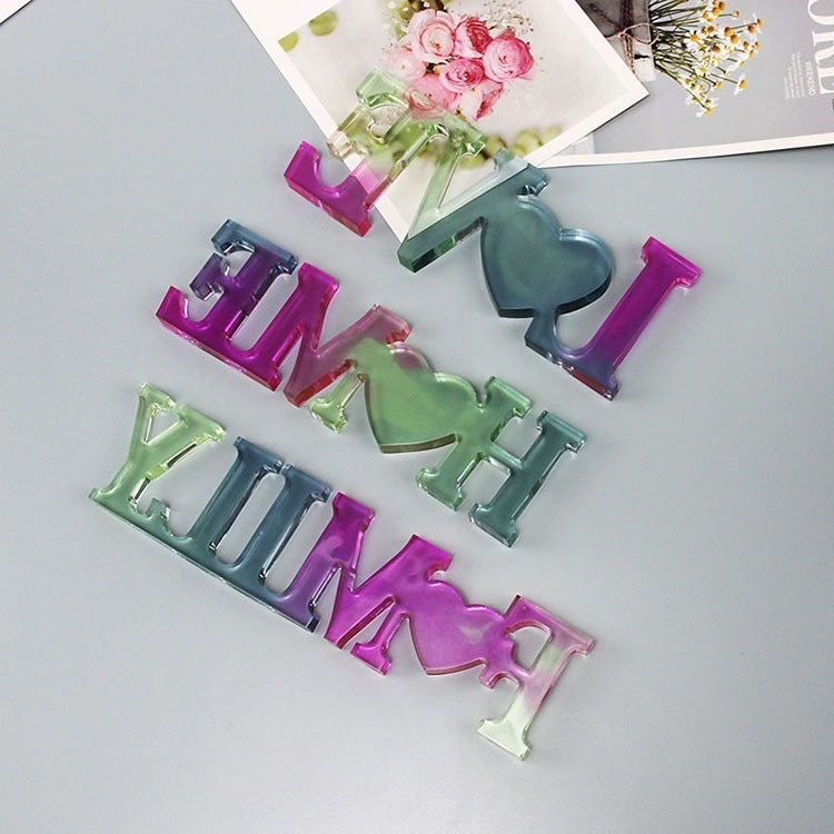 Love Family Home Decor Molds