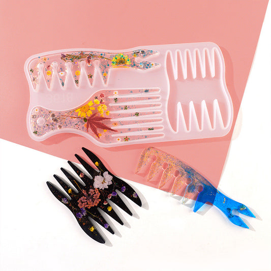 3-in-1 Wide Tooth Comb Mold
