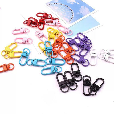 Colorful Swivel Lobster Clasps — 5 Pieces