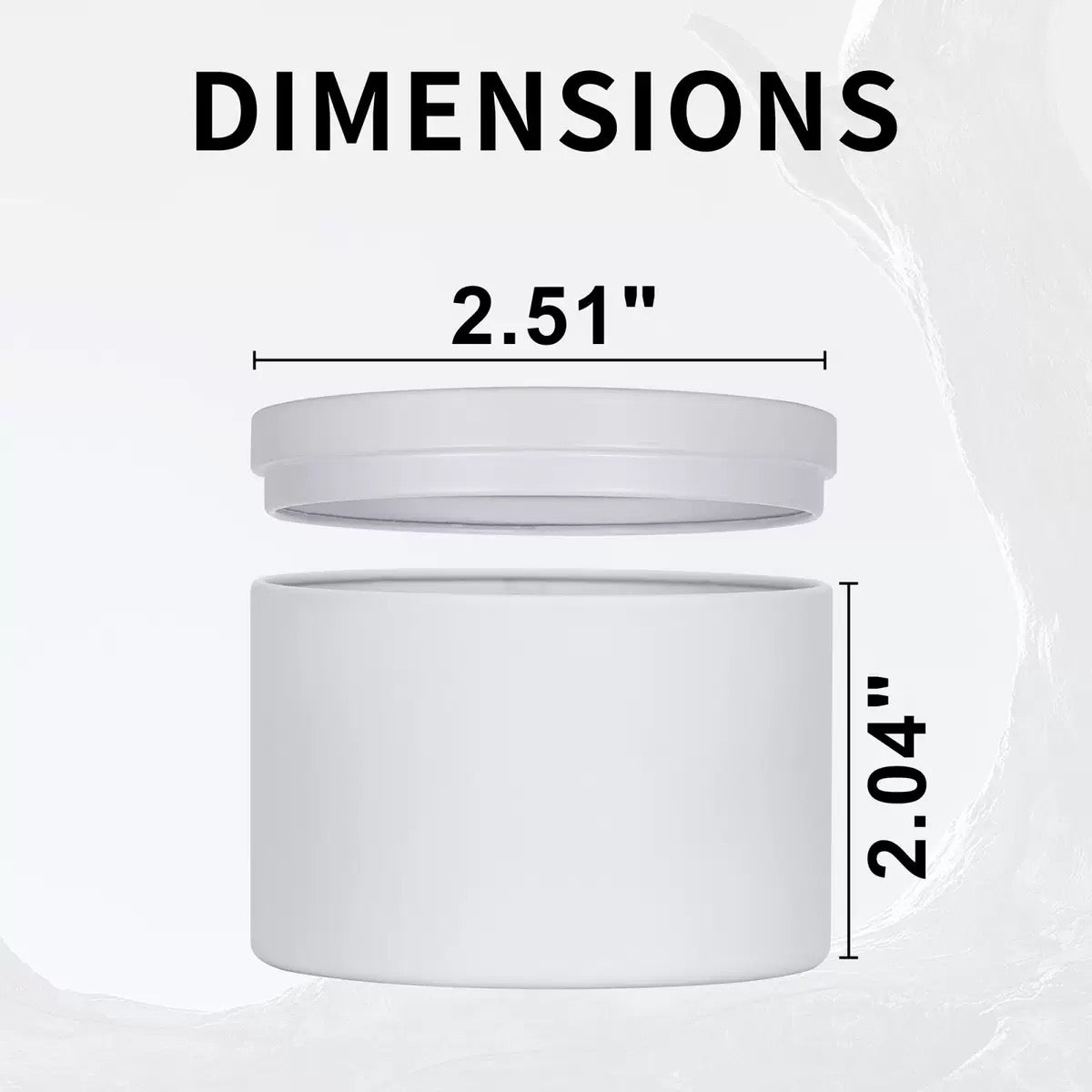 Matte Tin Candle Jar — 120ml