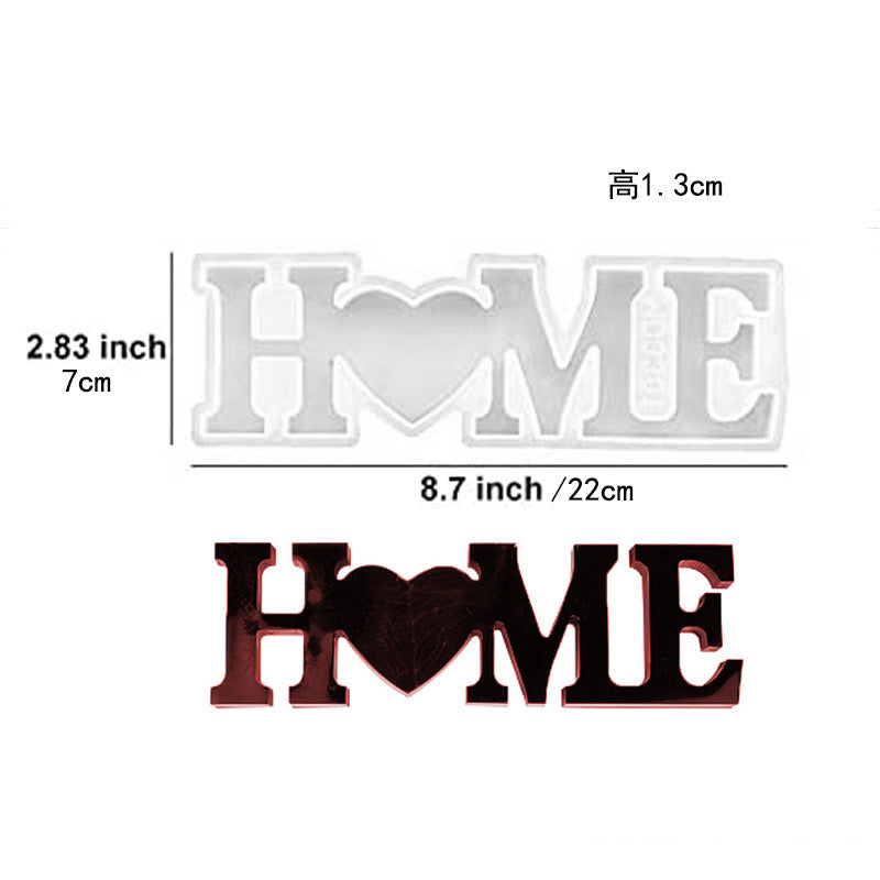 Love Family Home Decor Molds