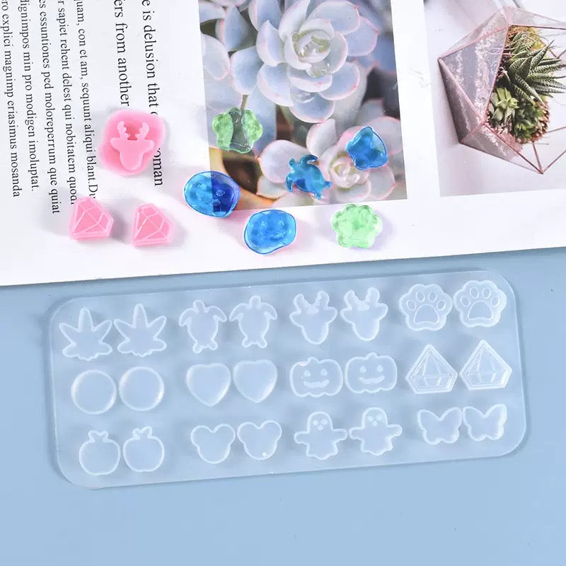 Multi Shape Stud Earring Mold