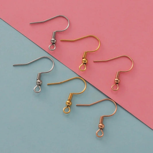 Stainless Steel Earring hooks (20pcs)