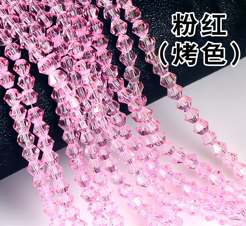 4mm Cone Crystal Beads — 85pcs