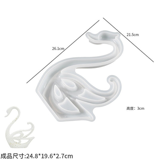 Swan Couple Decor Mold