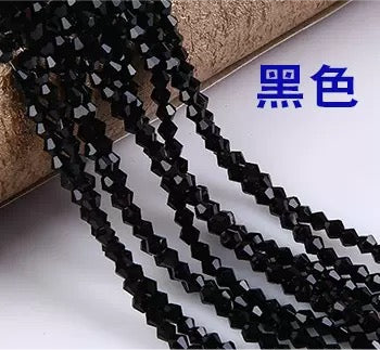 4mm Cone Crystal Beads — 85pcs