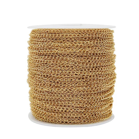 Stainless Steel Extension Chain Roll (2.5mm)— 5 Meters