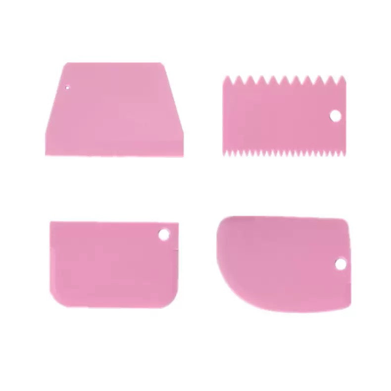 Cream Glue / Texture Art Scraper Set