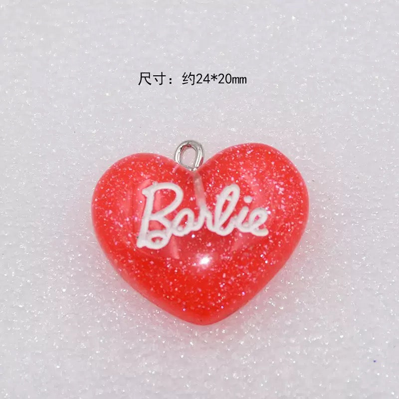Barbie Heart Charm