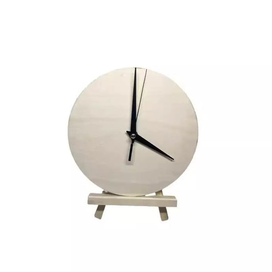 Wooden Clock Base With Stand