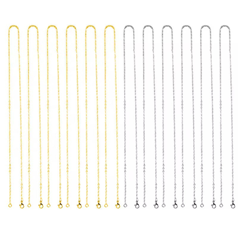 Stainless Steel O link Necklace Chain 45cm