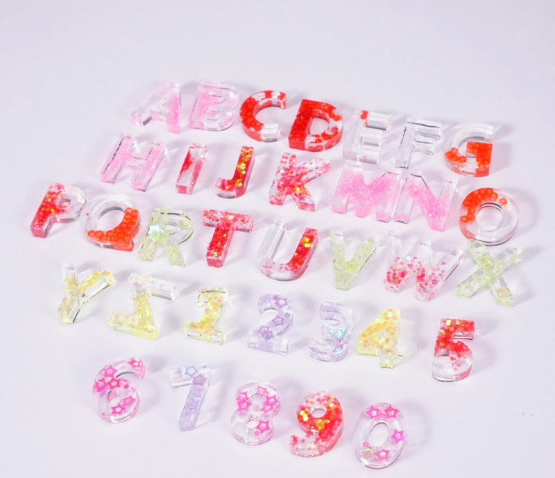 Small Alphabet & Number Mold