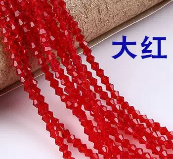 4mm Cone Crystal Beads — 85pcs