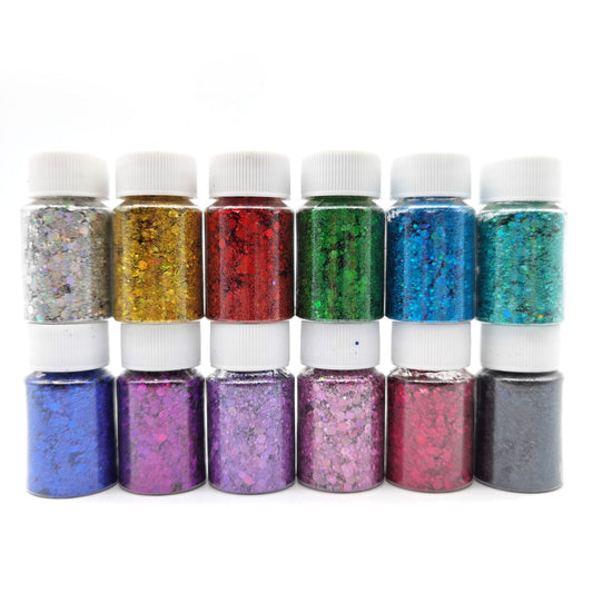 Holographic Chunky Glitter — 12 Colors
