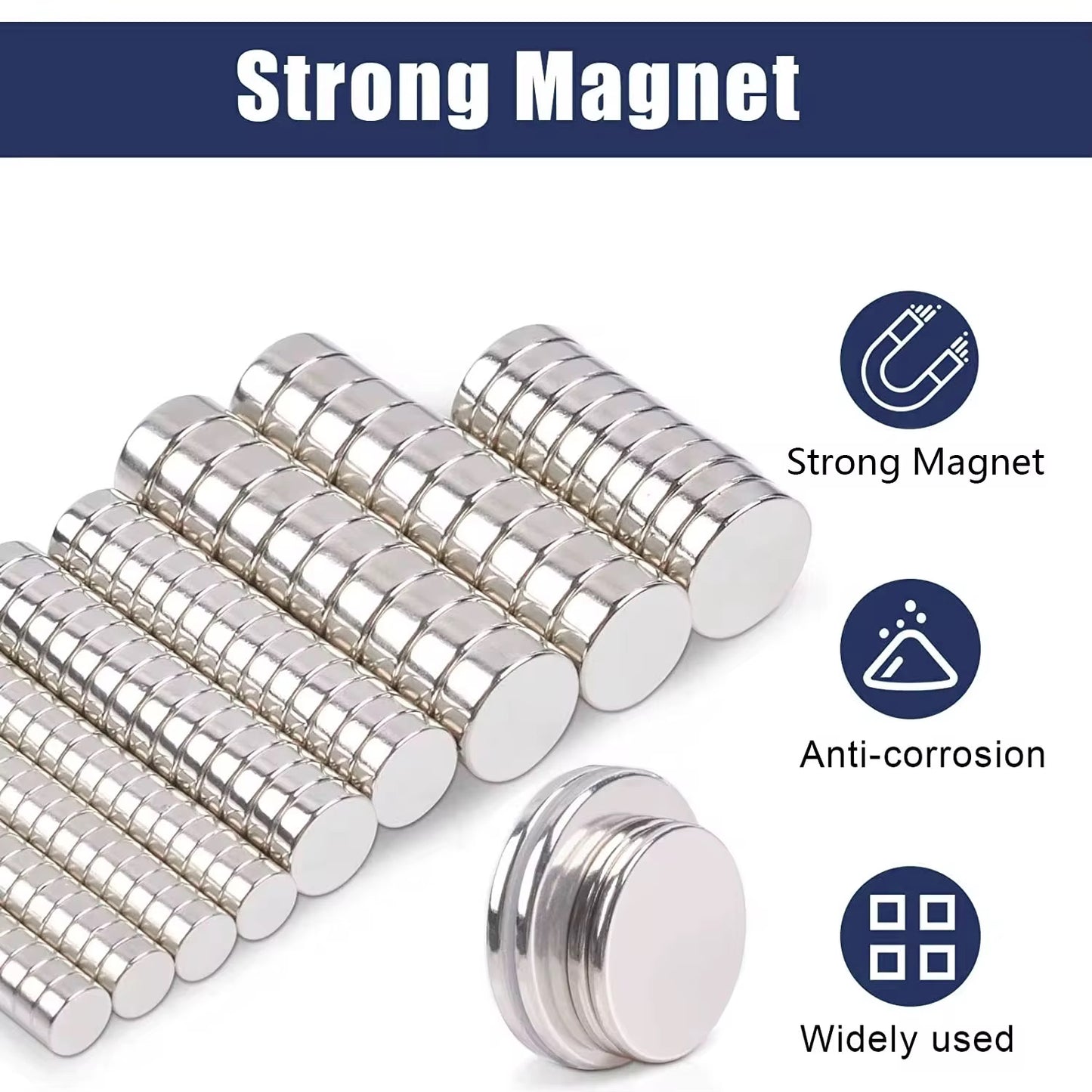Neodymium Magnets 8*1mm— 10 Pieces