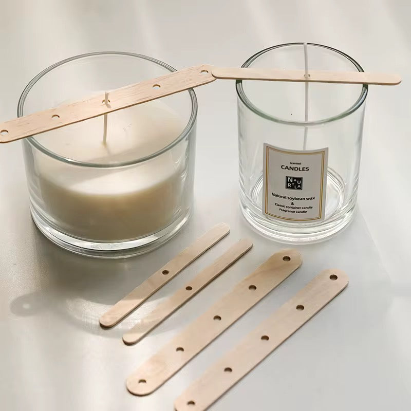 Wooden Candle Wick Holder