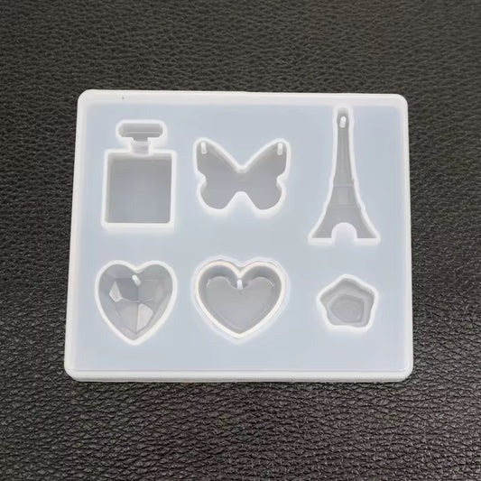 Aesthetic Pendant Mold — 6-Cavity