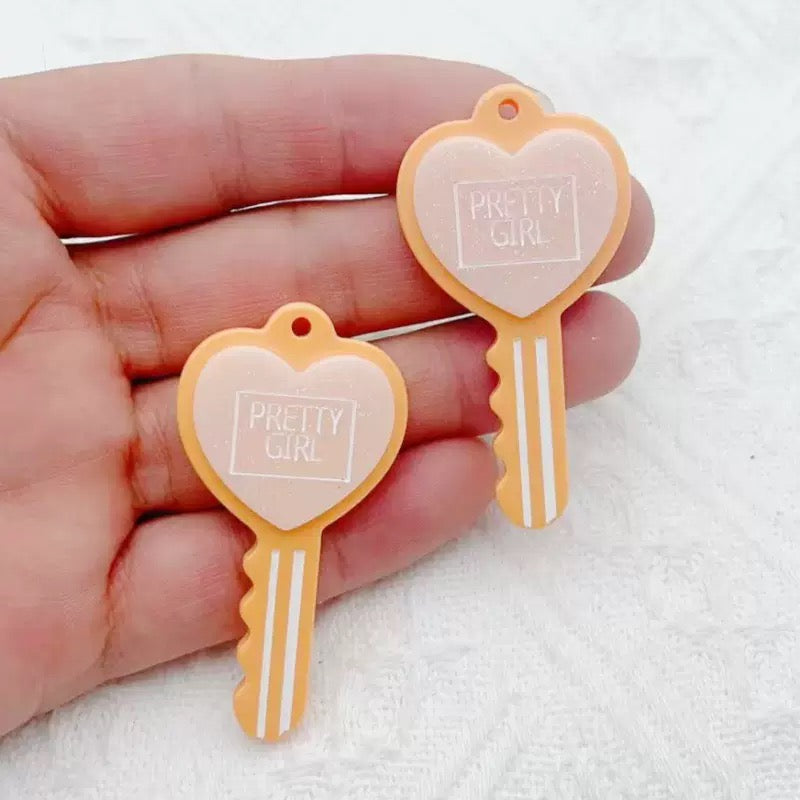 Pretty Girl Key Charm