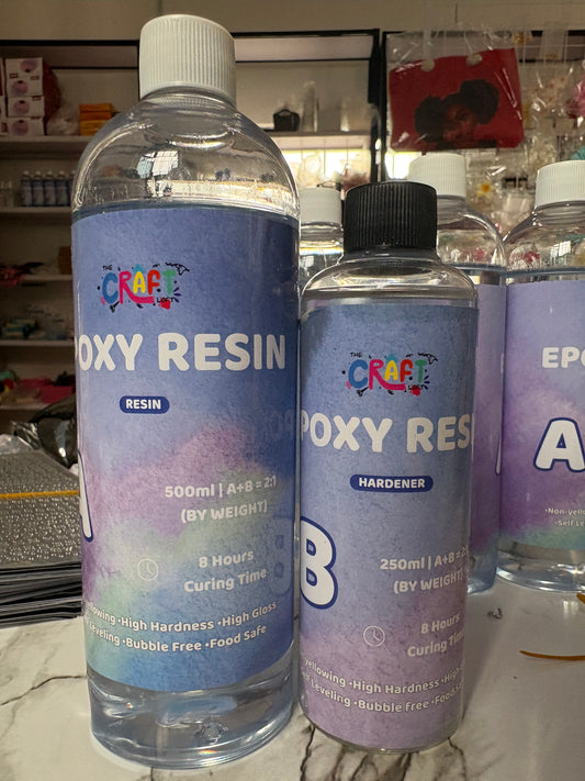 2:1 Ratio Epoxy Resin and Hardener — (By Weight)