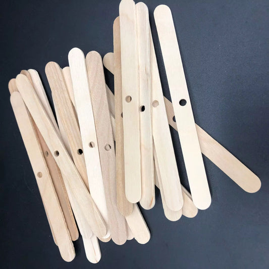 Wooden Candle Wick Holder