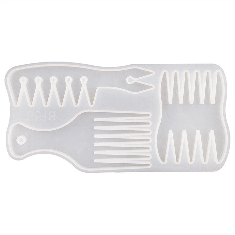 3-in-1 Wide Tooth Comb Mold