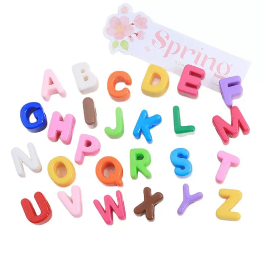 Big Acrylic Letter Beads (Random Colors)