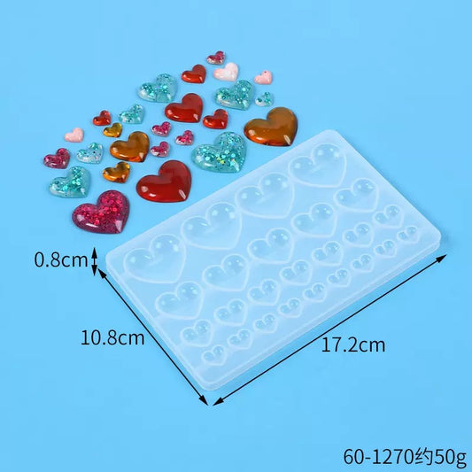 25 in 1 Heart Mold