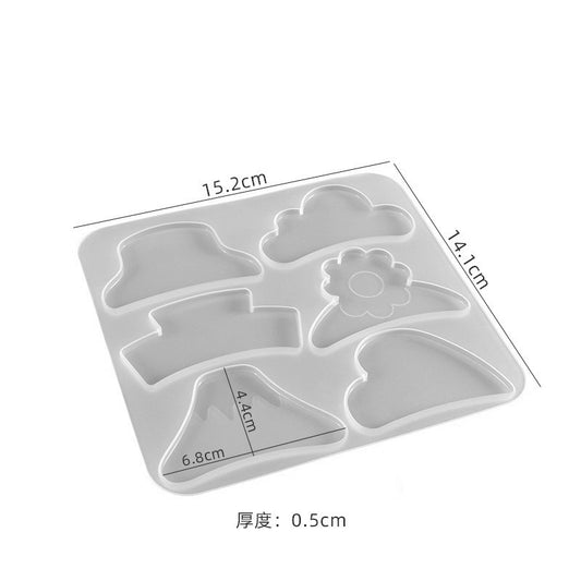 Hair Claw Clip Mold — 6 Cavity