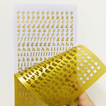 Alphabet Stickers — 4 Colors