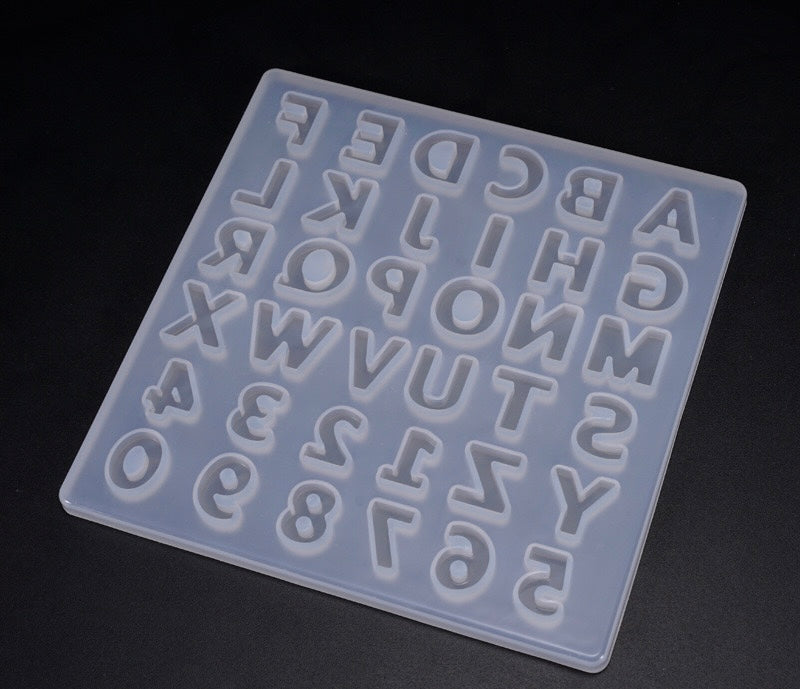 Small Alphabet & Number Mold