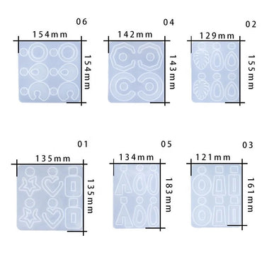 Earring Molds — 6 Styles