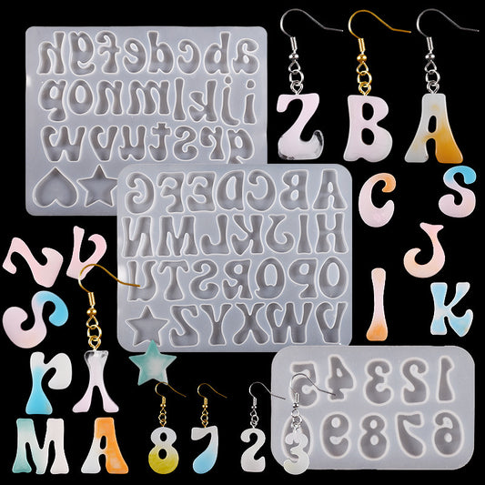 Cursive Alphabet & Number Molds