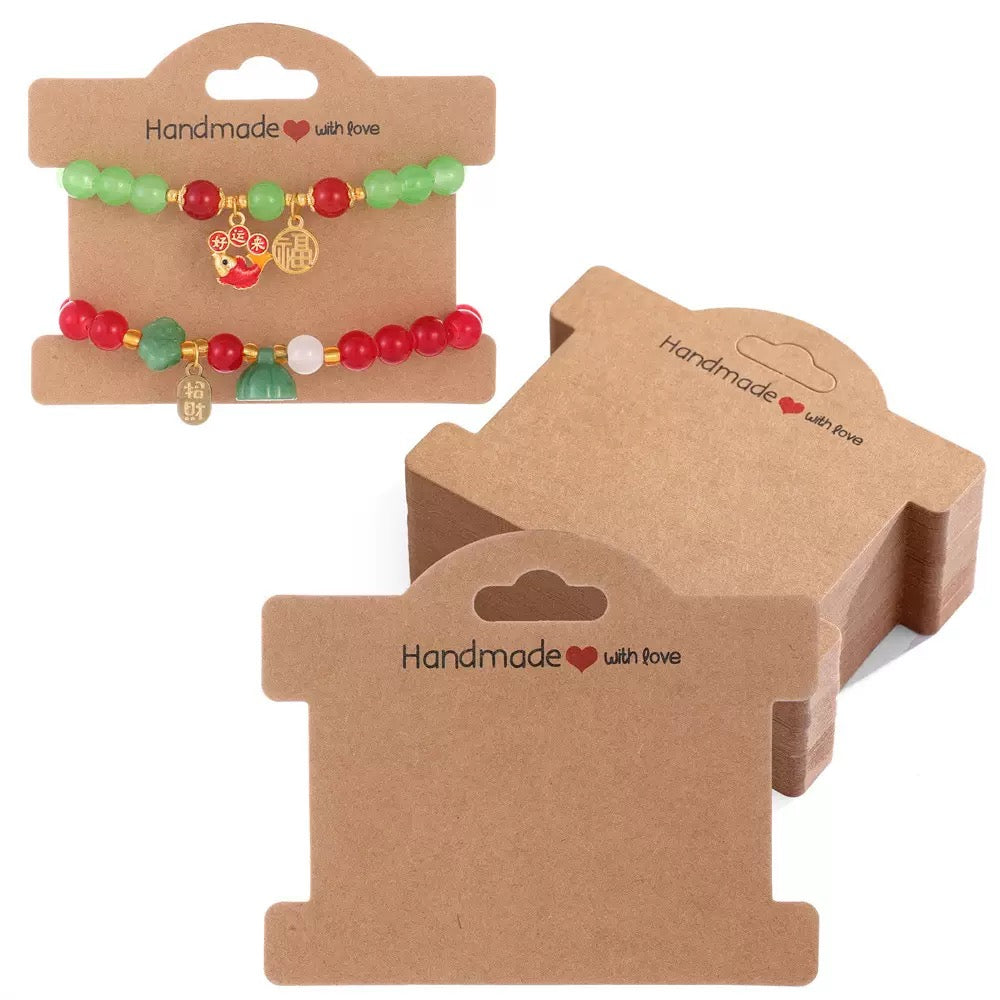 Bracelet Packaging Cards — 25 pieces