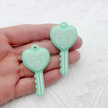 Pretty Girl Key Charm