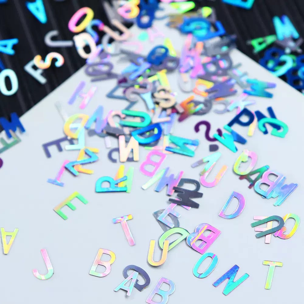 Alphabet Sequins