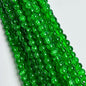 10mm Glass Crackle Beads — 80 Pieces