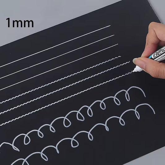 White Permanent Acrylic Marker Pen