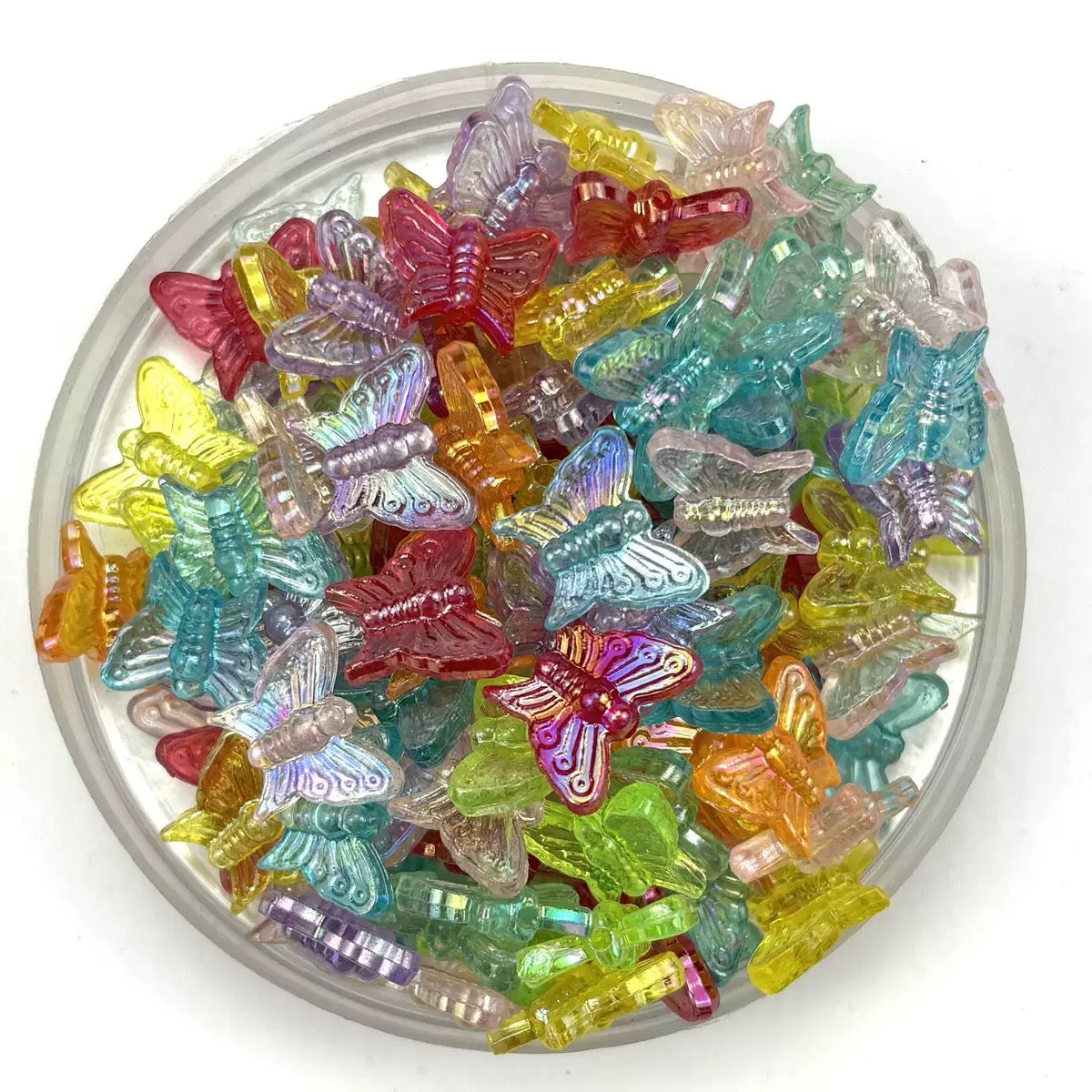 Acrylic Butterfly beads 50g