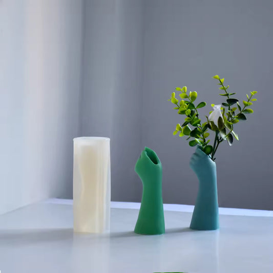 Hand Sculpture Vase Mold