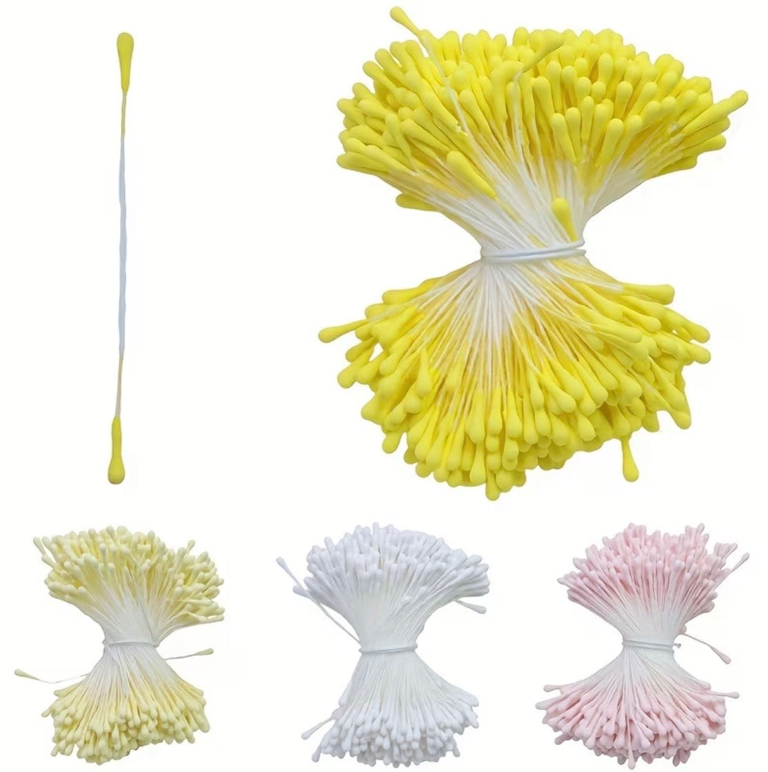 Pipe Cleaner Flower Stamens — 50 Pieces