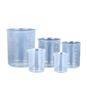 Plastic measuring cups