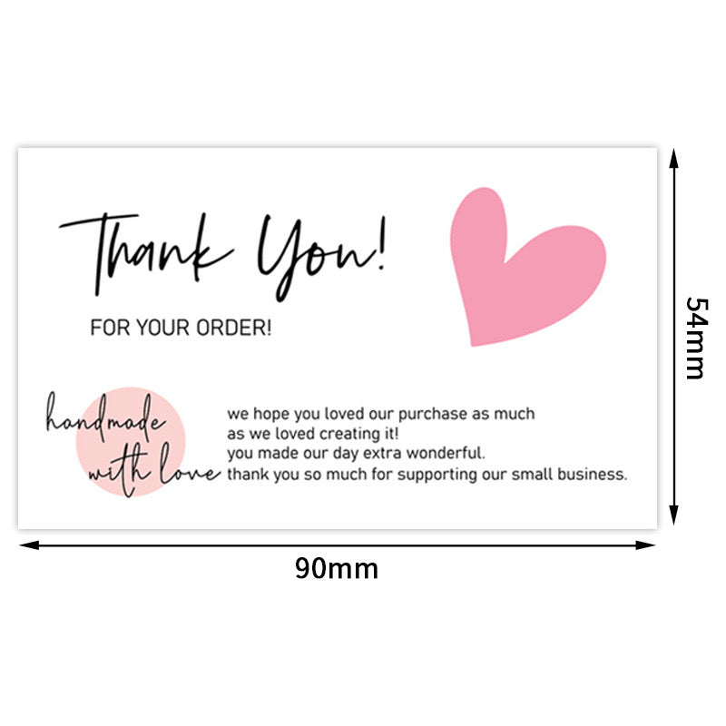 Thank You Cards — 3 Styles (25 Pieces)