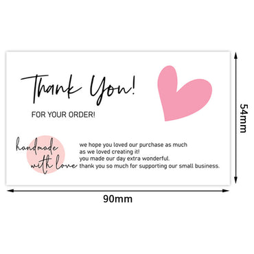 Thank You Cards — 3 Styles (25 Pieces)
