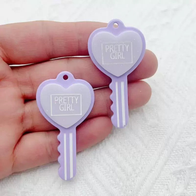 Pretty Girl Key Charm
