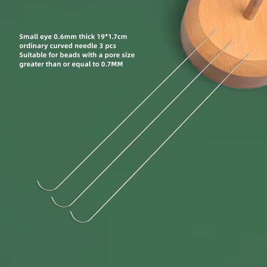 Curved Beading Needle — Set of 3