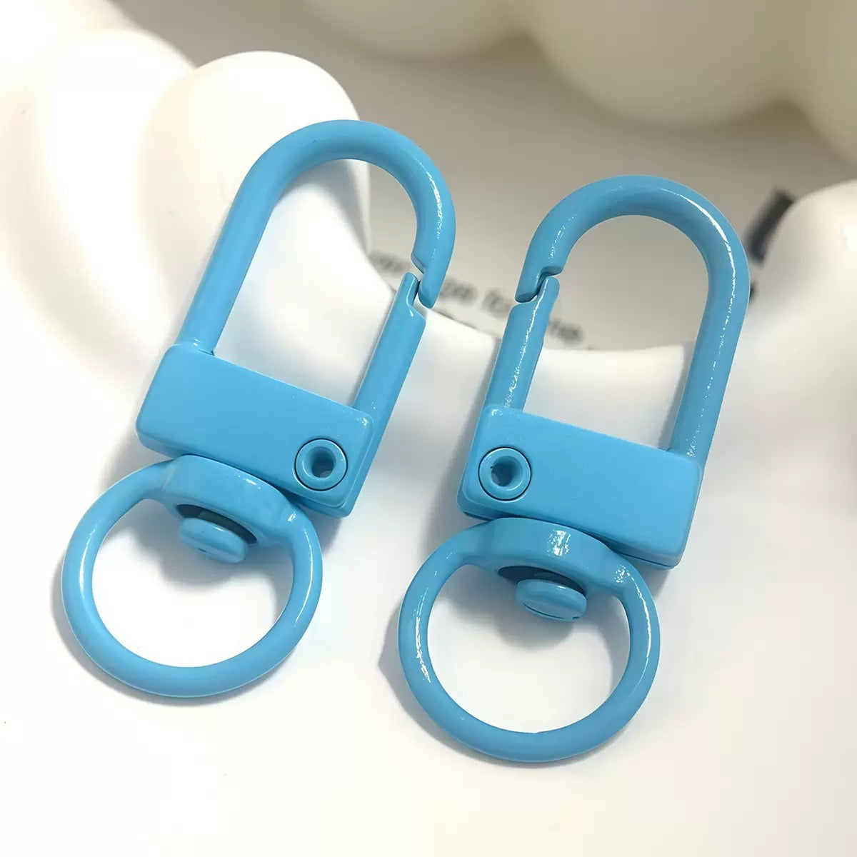 Colorful Swivel Lobster Clasps — 5 Pieces