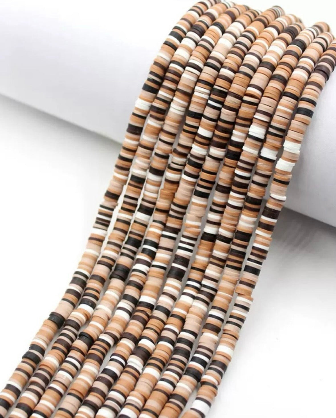 6mm Multi-tone Disc Beads — 330-350 Pieces