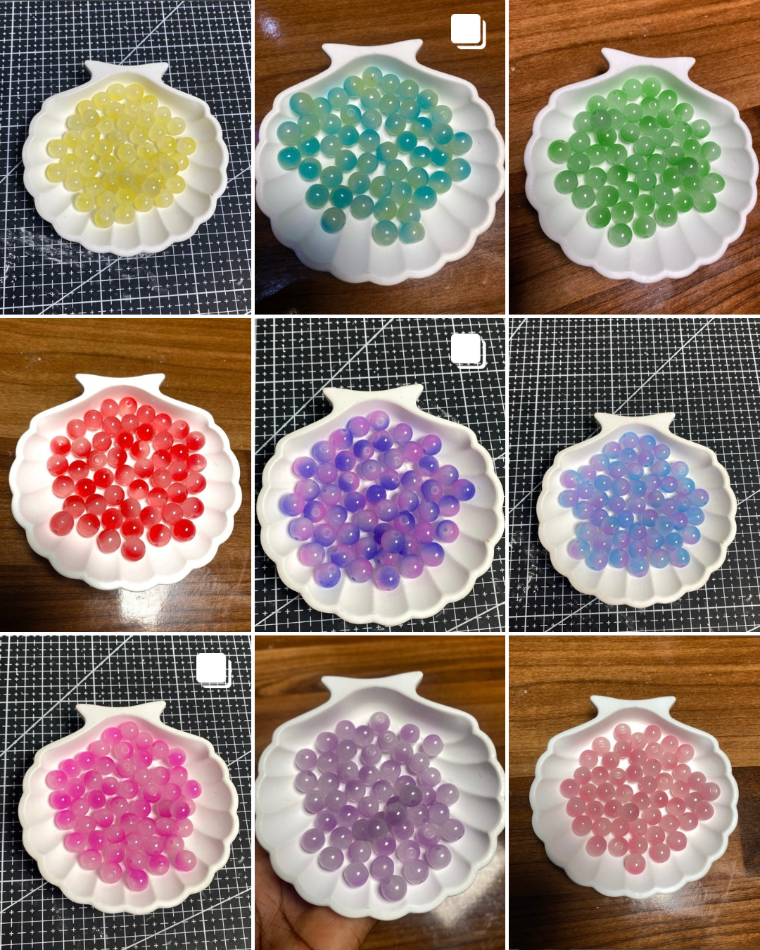 10mm Gradient Beads — 50 Pieces – The Craft Loft