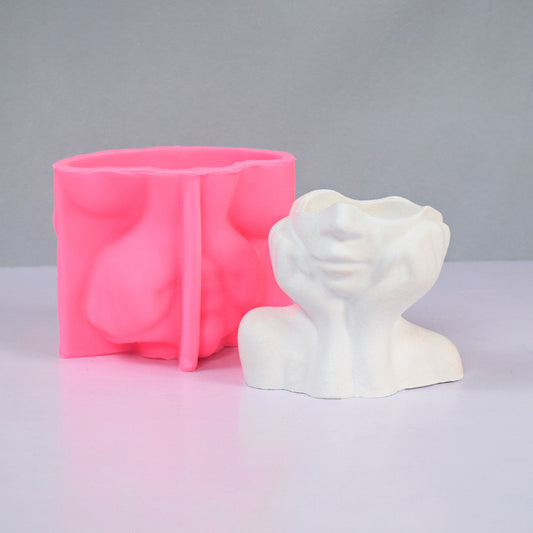 Shy Girl Vase Mold