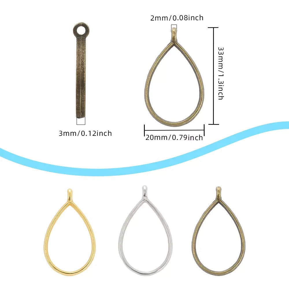 Stainless Steel Pendant Bezel
